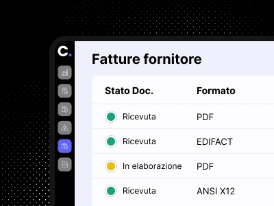 Pre-registrazione contabile e archiviazione nell’ERP